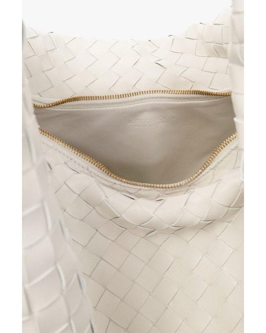 Bottega Veneta White ‘Foulard’ Shoulder Bag