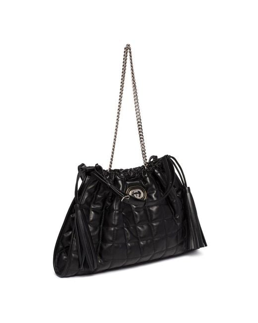 Gucci Deco medium tote bag in black leather