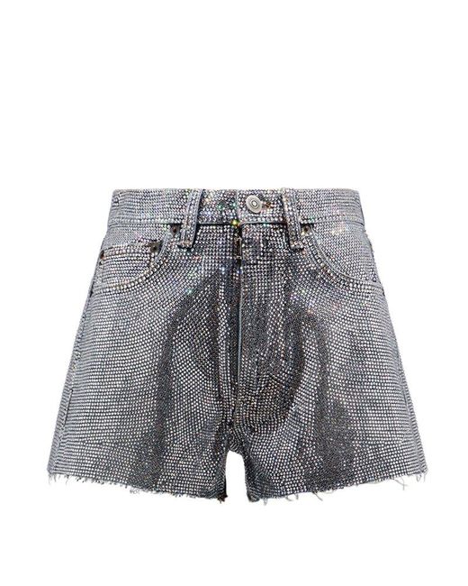 Maison Margiela Shorts in Gray | Lyst