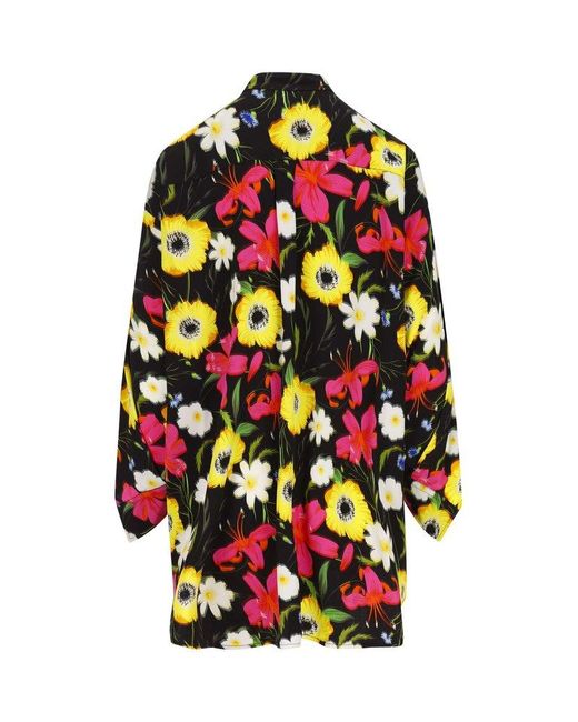 Balenciaga flower print shirt Clearance