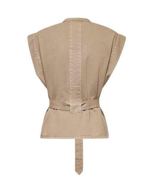 Lemaire Natural Denim Chasuble Top