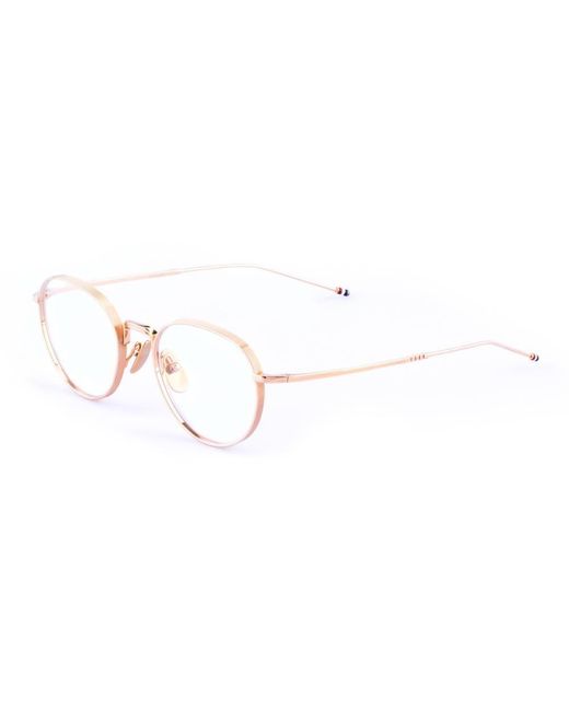Thom Browne Black Round Frame Glasses