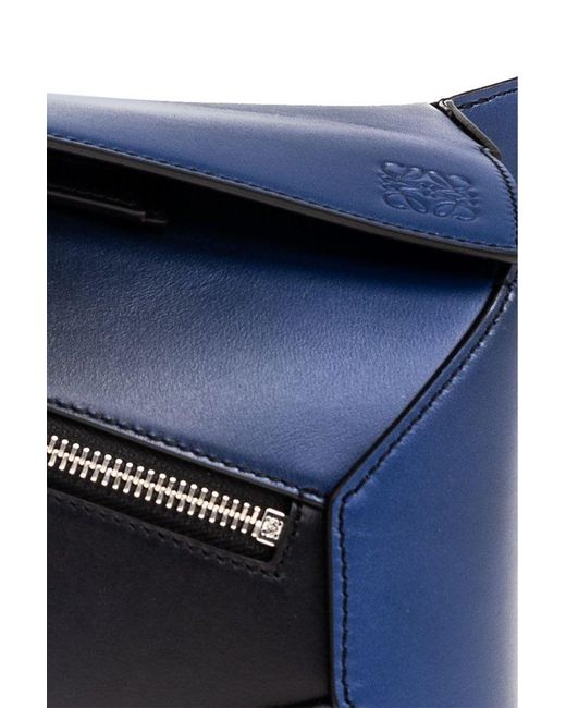 Loewe Blue Puzzle Edge Belt Bag for men