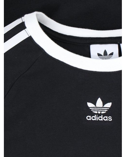 Adidas Originals Black Three Stripe Baby Tee