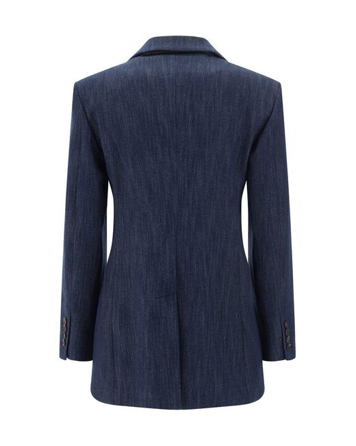 Brunello Cucinelli Blue Blazers & Vests