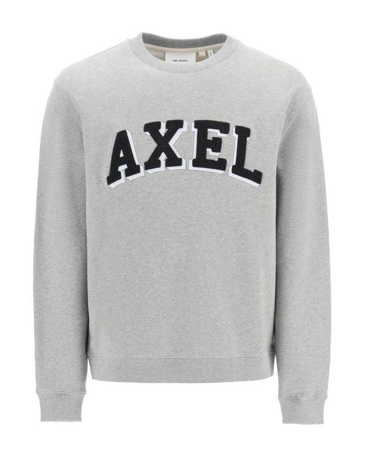 Axel Arigato Gray Logo Patch Sweatshirt for men