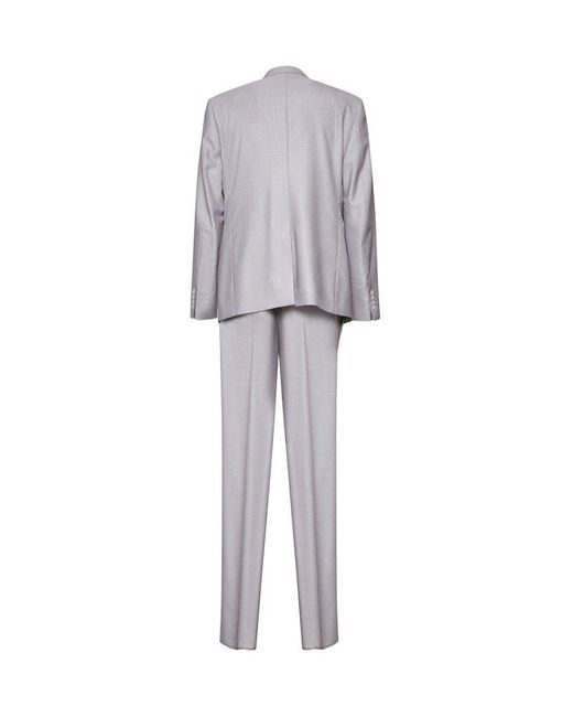 Dolce & Gabbana Gray Wool And Silk Tailored Suit for men