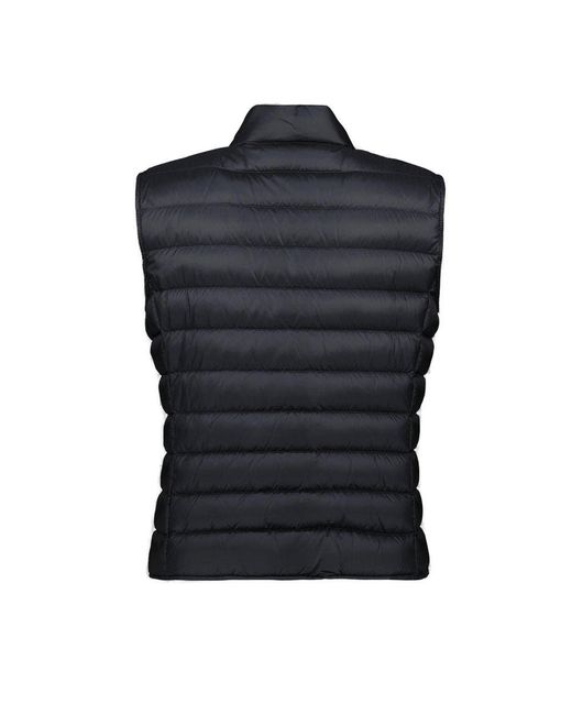 Moncler Blue Liane High-Neck Padded Gilet