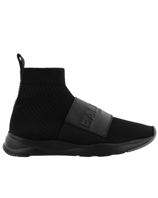 Balmain Black Sock Sneakers for men
