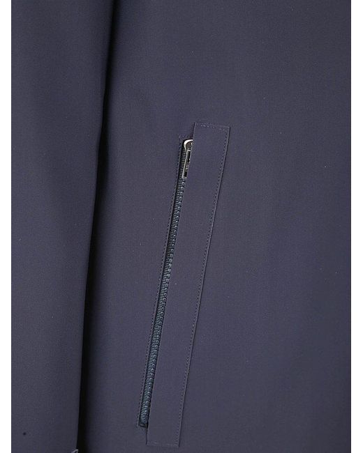 Herno Blue Parka Jacket Clothing for men