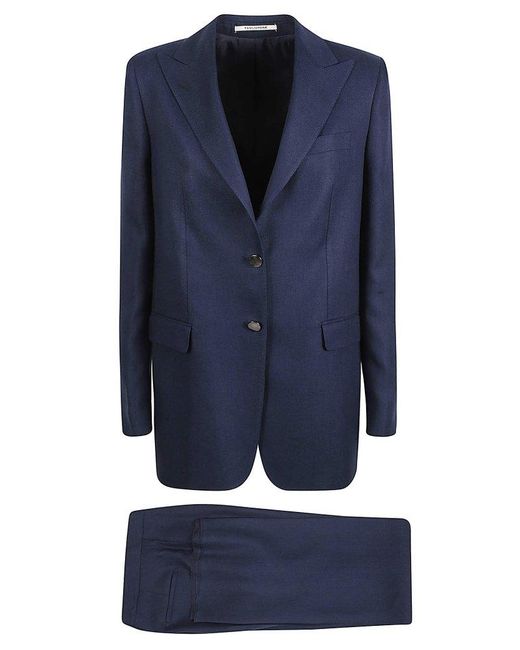 Tagliatore Blue Single Breasted Suit