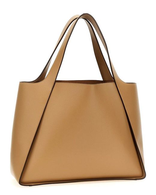 Stella McCartney Natural 'The Logo Bag' Shopping Bag