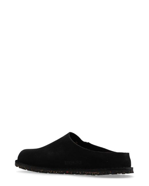 Birkenstock Black Zermatt Round-Toe Slip-On Mules