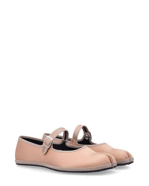 DROGHERIA CRIVELLINI Pink Fu Tabi Strap Flats