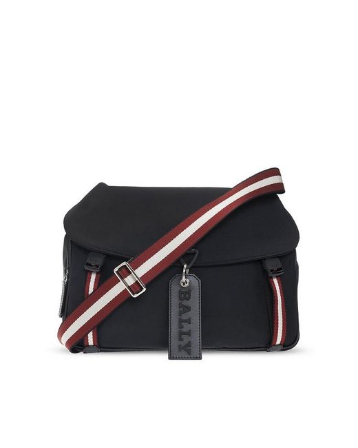 Bally Shoulder Bag With Logo in Black for Men | Lyst UK