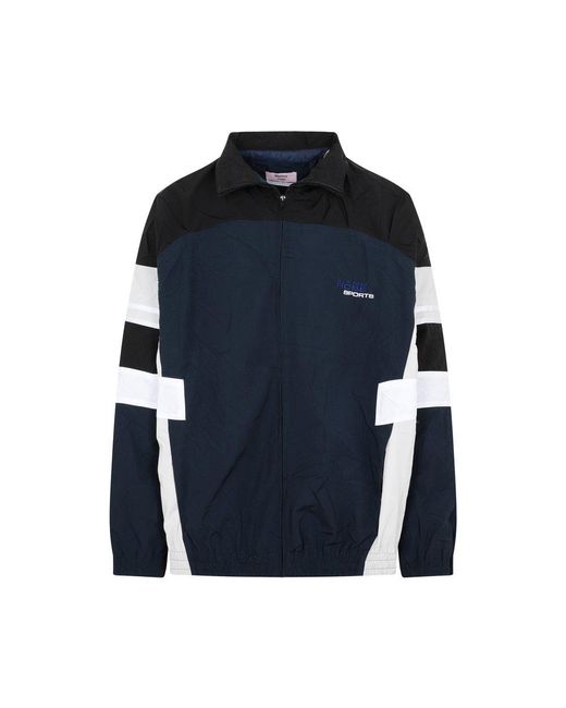 Martine Rose Blue Lightweight Colour-block Jacket for men