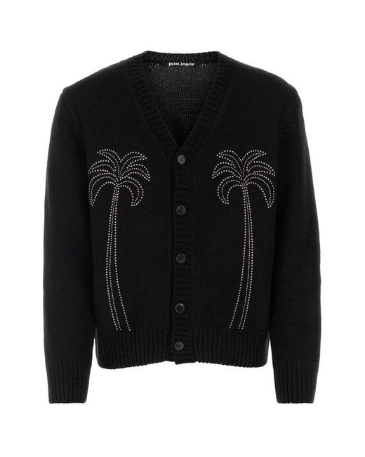 Palm Angels Black Knitwear for men