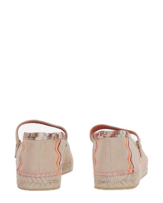 Missoni Pink Round Toe Zigzag Espadrilles