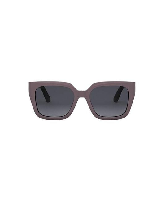 Dior Gray Square Frame Sunglasses