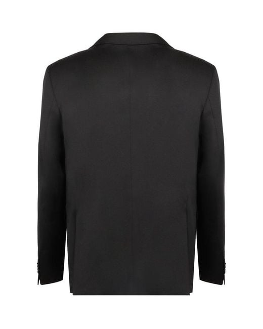 Tagliatore Black Wool Two-Pieces Suit for men