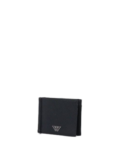 Emporio Armani Black ‘Sustainability’ Collection Wallet for men