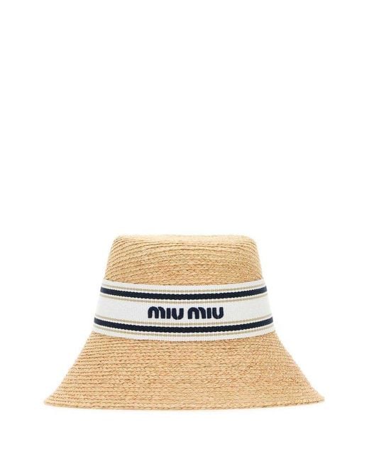 Miu Miu Blue Hats And Headbands