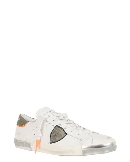 Philippe Model White Prsx Low-Top Sneakers for men