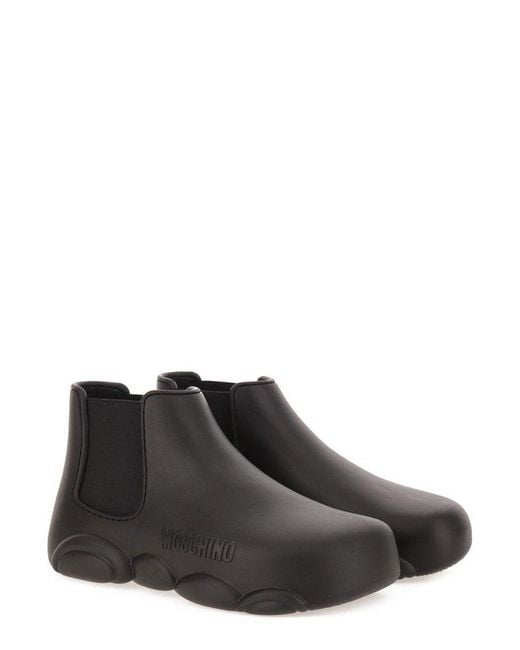 Moschino Brown Gummy30 Ankle Boots for men