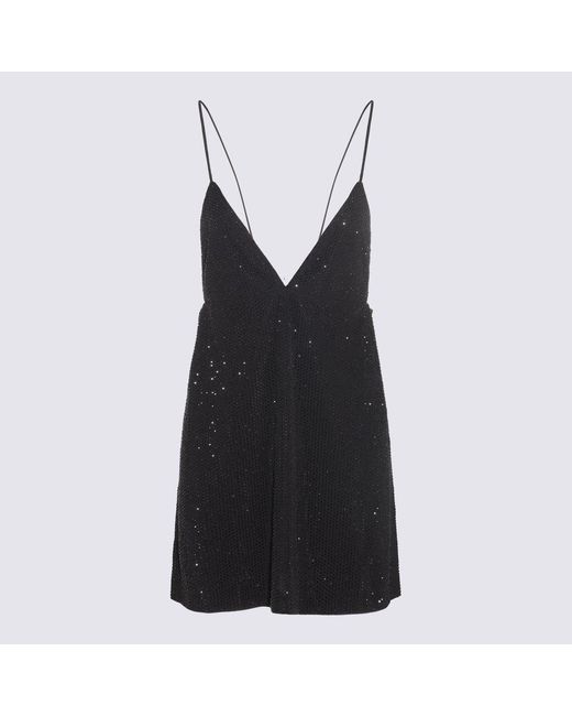 DSquared² Black Embellished Strapped Dress