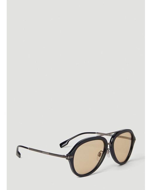 Burberry Jude Sunglasses in Black for Men | Lyst