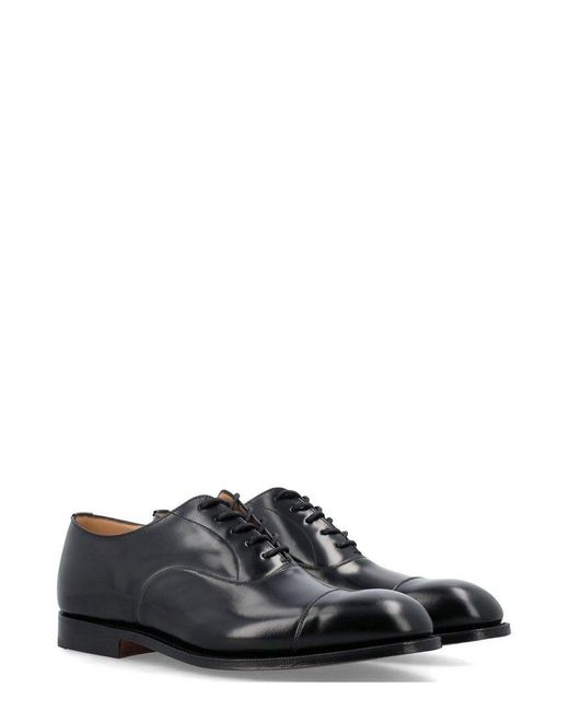 Church's Black Consul Almond-toe Lace-up Shoes for men