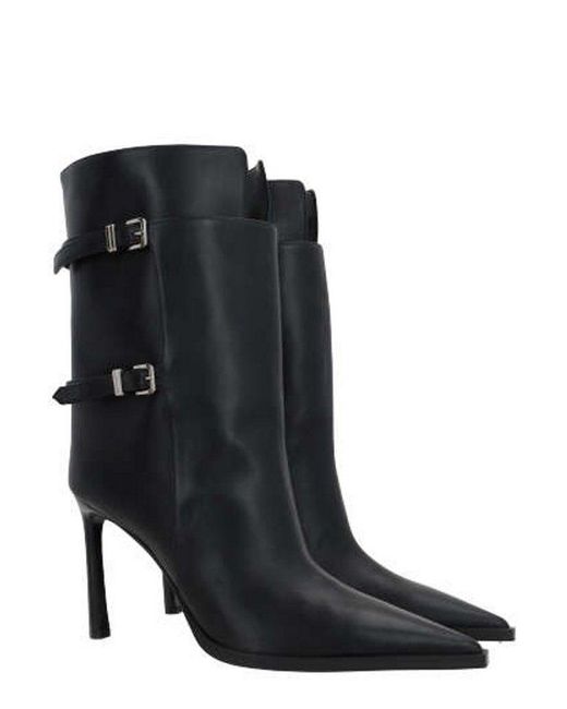 Sergio Rossi Black Sr Thalestris Pointed Toe Boots