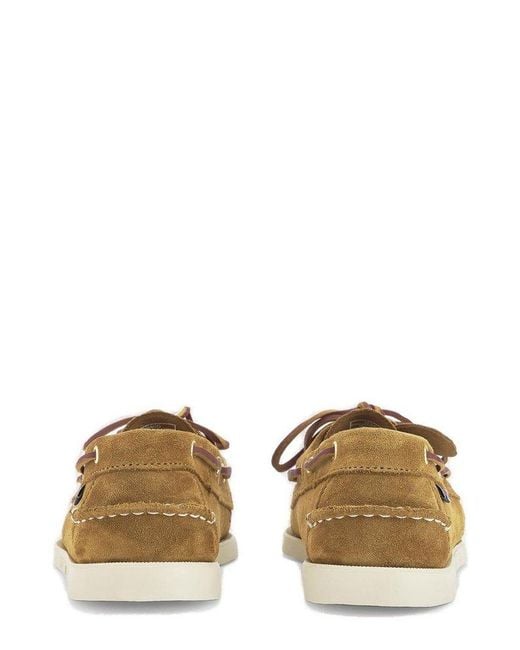 Sebago Brown Portland Artisan Slip-on Loafers for men