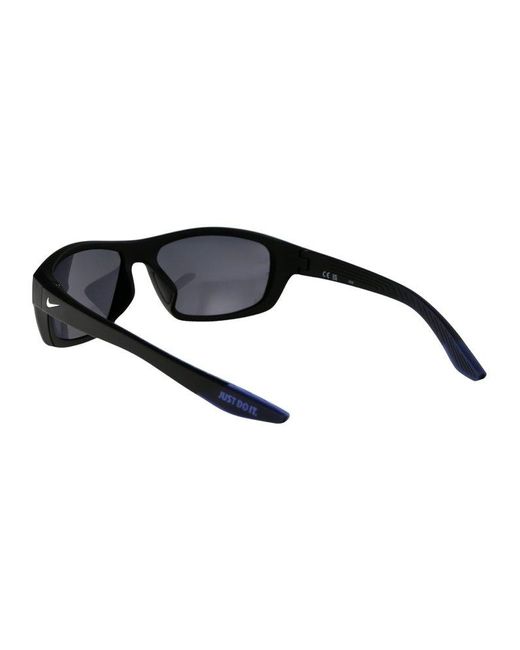 Nike Black Brazen Boost Rectangle Frame Sunglasses