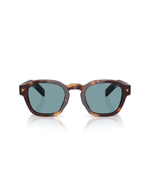 Prada Blue Square Frame Sunglasses