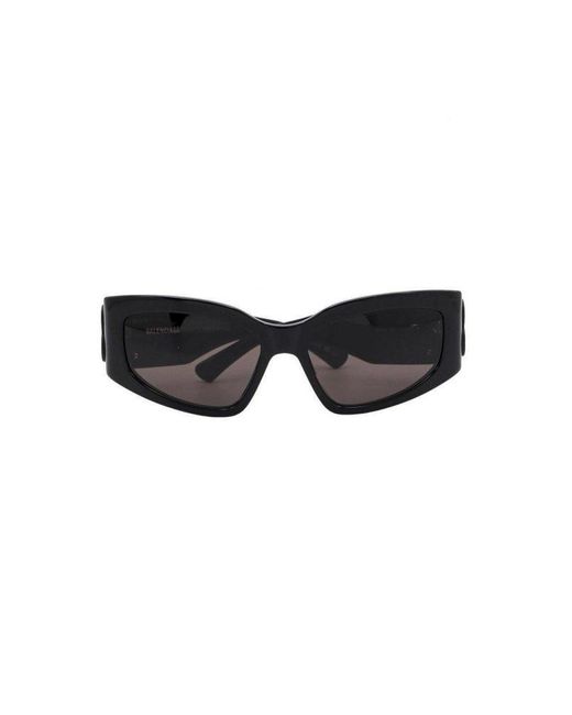Balenciaga Black Bossy Cat-eye Frame Sunglasses