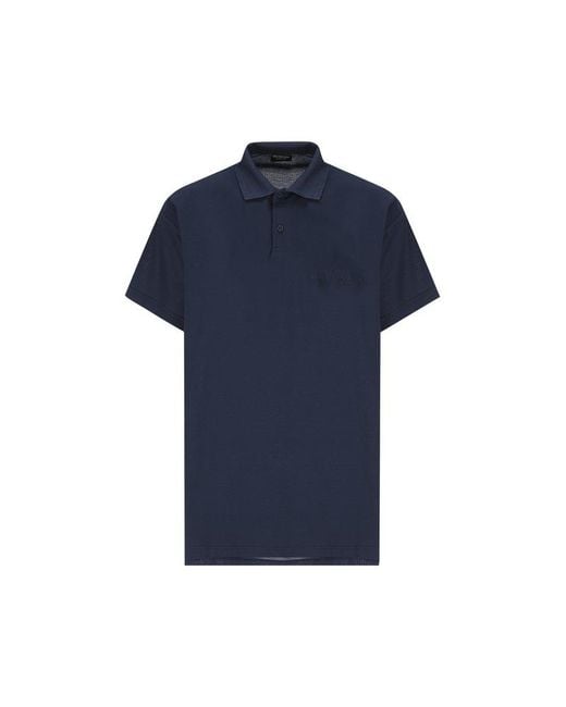 Balenciaga Blue T-Shirt And Polo Shirt for men