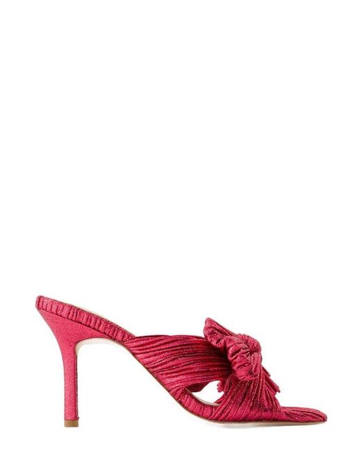 Loeffler Randall Red Claudia Knotted Sandals
