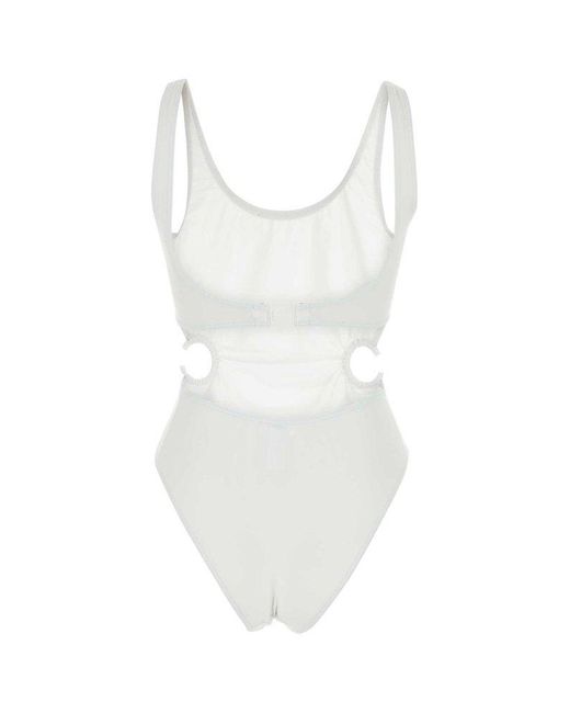 Chloé X Eres Panama One-piece Swimsuit in White | Lyst