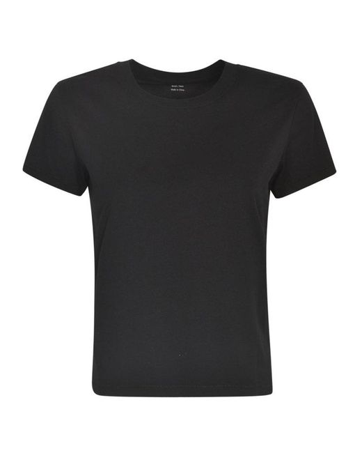 FRAME Black T-Shirts And Polos