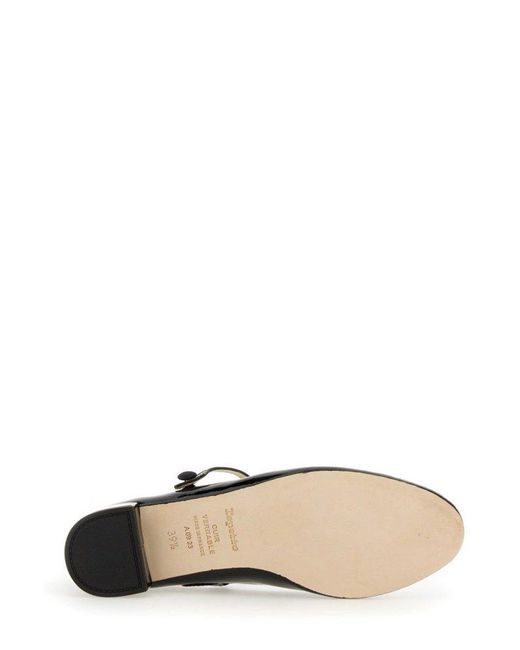Repetto Black Mary Jane Ballet Flats