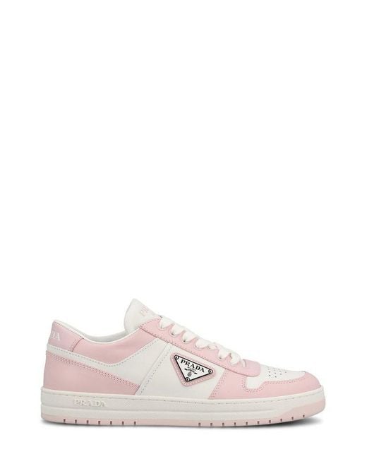 Prada Pink Downtown Low-top Sneakers