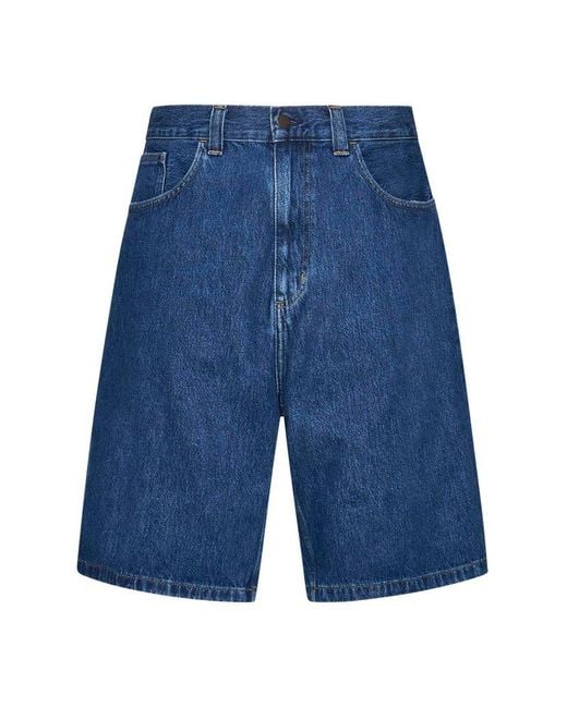 Carhartt Blue Brandon Denim Shorts for men