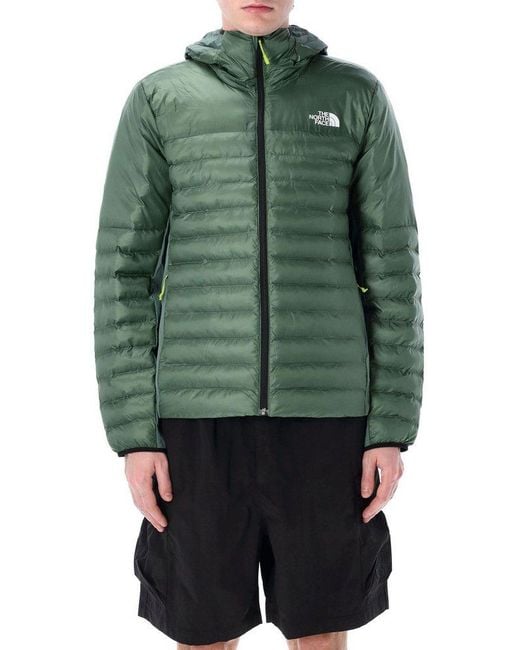 The North Face Green Terra Peak Hybrid Hooded Jacket for men