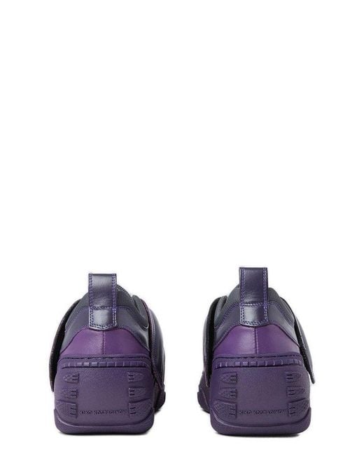 Kiko Kostadinov Purple Tonkin Touch-strap Almond Toe Sneakers for men