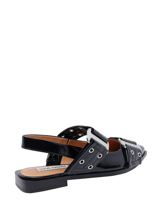 Steve Madden Black Grand Ave Flats