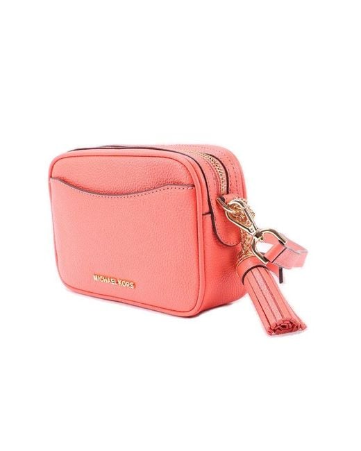 MICHAEL Michael Kors Pink Pebbled Convertible Belt Bag