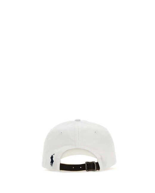 Polo Ralph Lauren White Hats