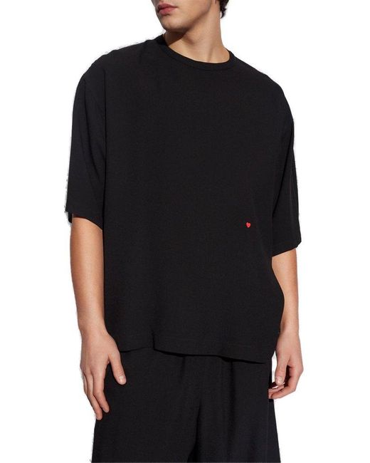 Moschino Black Oversize T-shirt, for men