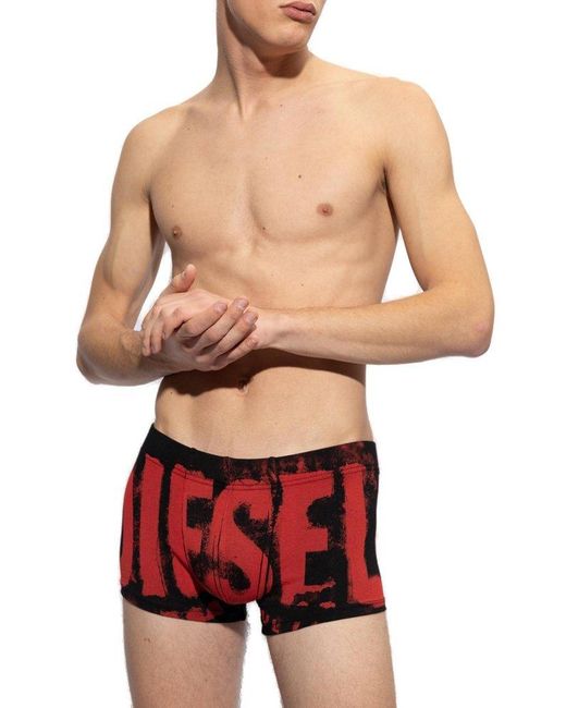 DIESEL Red 'umbx-damien' Boxers, for men
